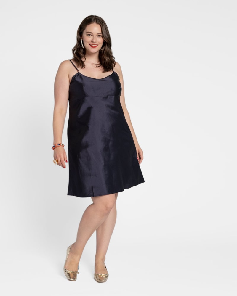 Navy under dress slip on sale